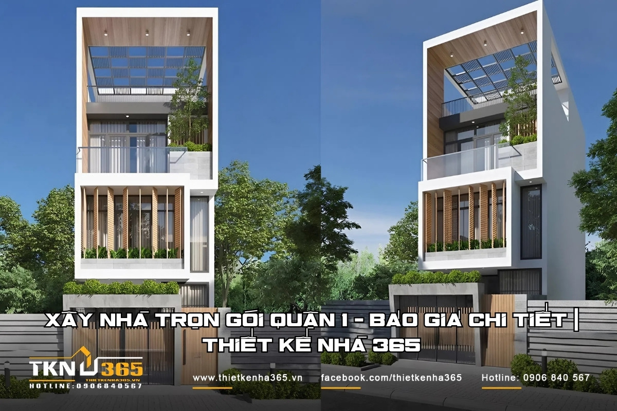 Dịch vụ xây nhà trọn gói quận 1