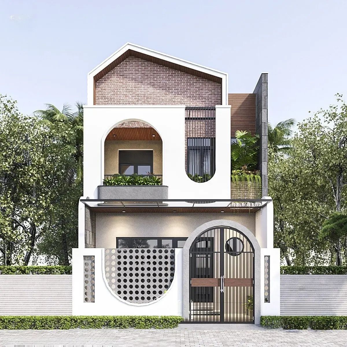 Chi phí xây nhà 1 trệt 1 lầu 5x15 chịu tác động của nhiều yếu tố (Ảnh: Sưu tầm)