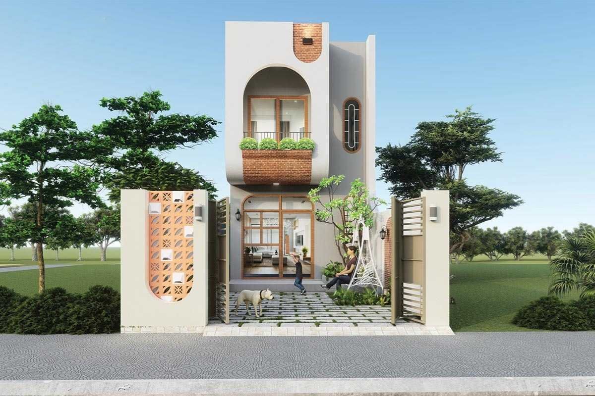 nhà 1 trệt 1 lầu 4x12m