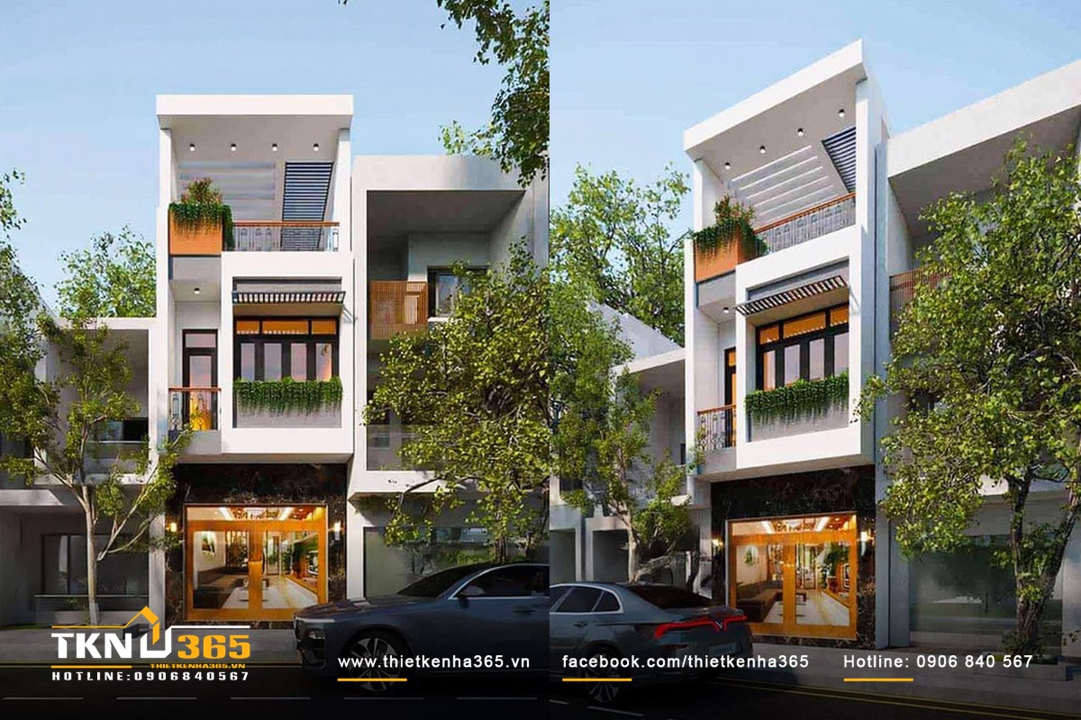 Chi phí mẫu nhà 1 trệt 2 lầu 4x15 phụ thuộc móng, vật liệu và điều kiện thi công