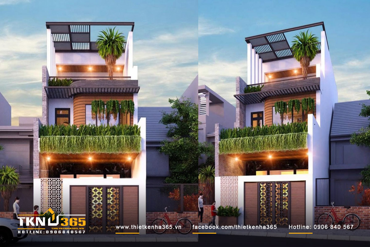 Mẫu nhà 1 trệt 2 lầu 4x15 thường gặp sai lầm chọn mẫu không đúng đất, thiếu giếng trời và không tính nhu cầu dài hạn