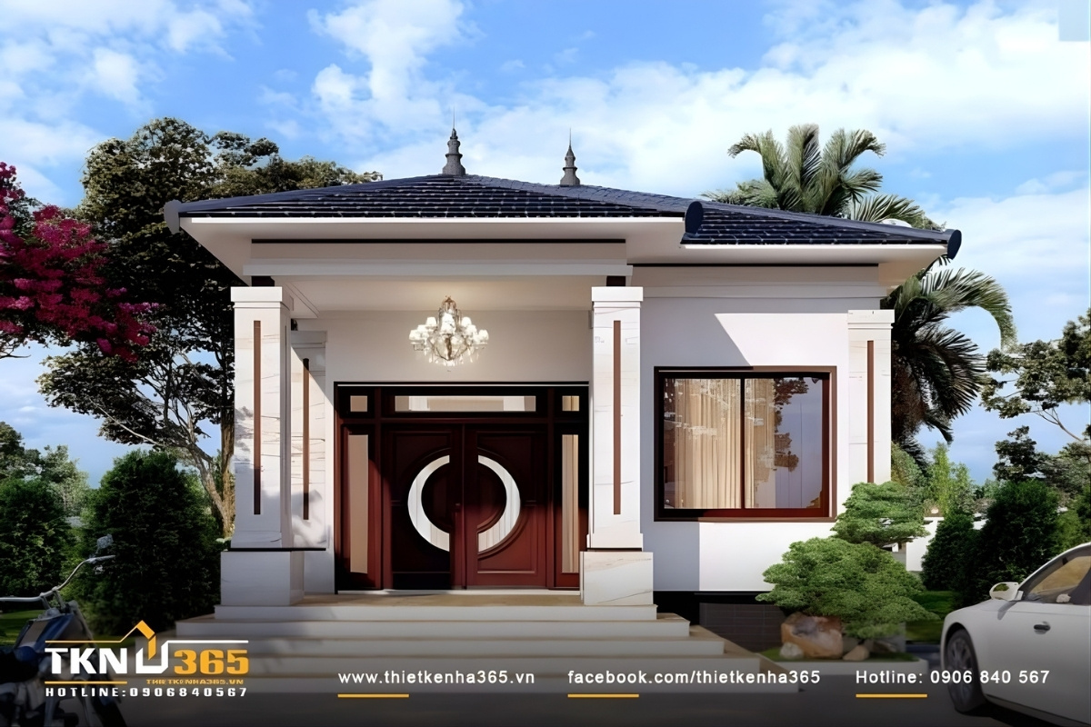 Nhà 8x15m 1 tầng diện tích sàn 100m2 
