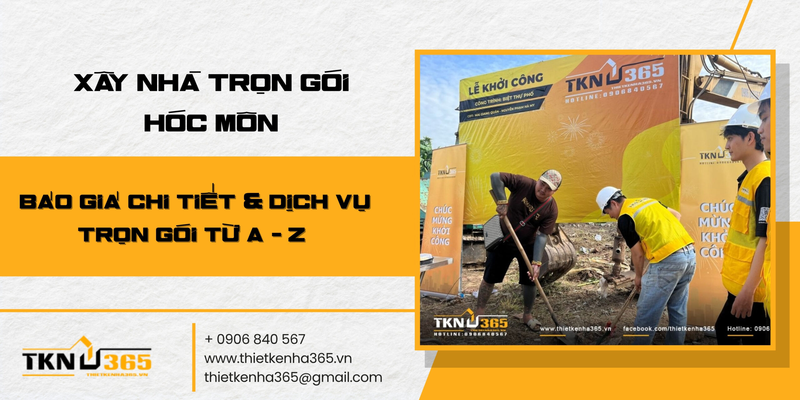 xây nhà trọn gói hóc môn