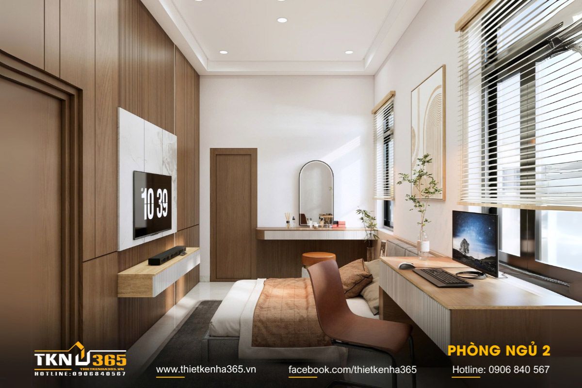 Biệt thự 1 tầng 200m2 ưu tiên sử dụng chất liệu kính để đảm bảo sự kết nối giữa không gian sống bên trong và sân vườn bên ngoài