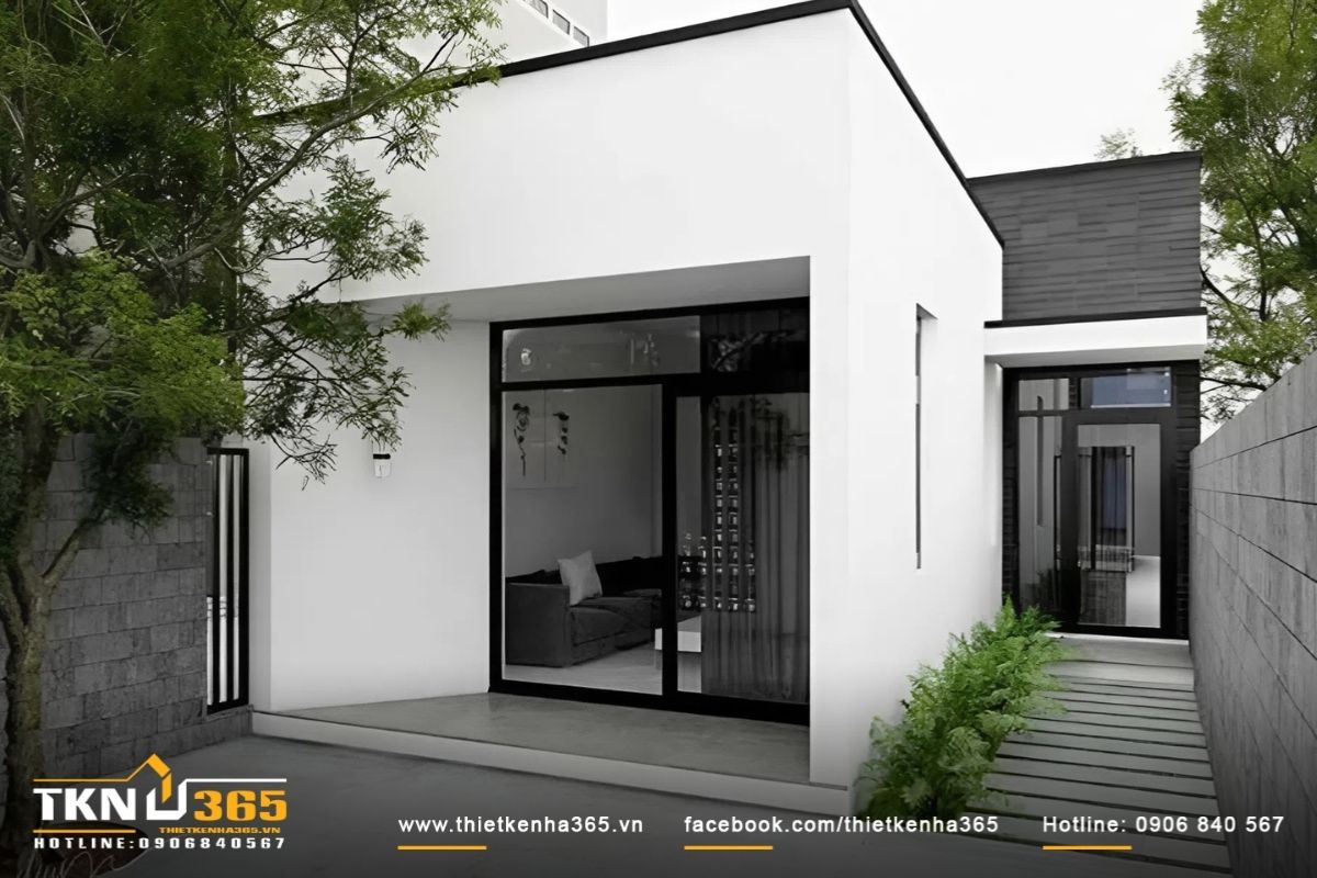 Mẫu nhà cấp 4 6x20m sở hữu thiết kế đơn giản nhưng cần bản vẽ chi tiết để giảm rủi ro và phát sinh khi thi công