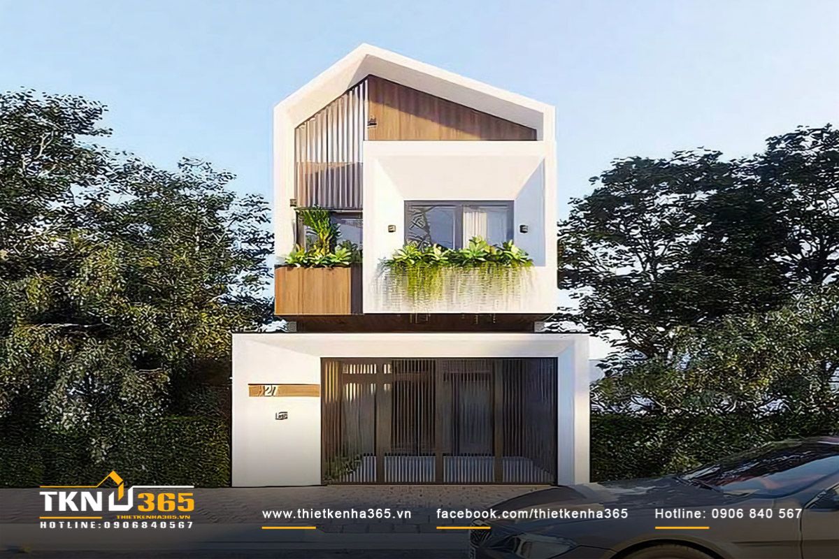 Thiết kế nhà 6x12m phù hợp với gia đình trẻ có 3 - 4 thành viên