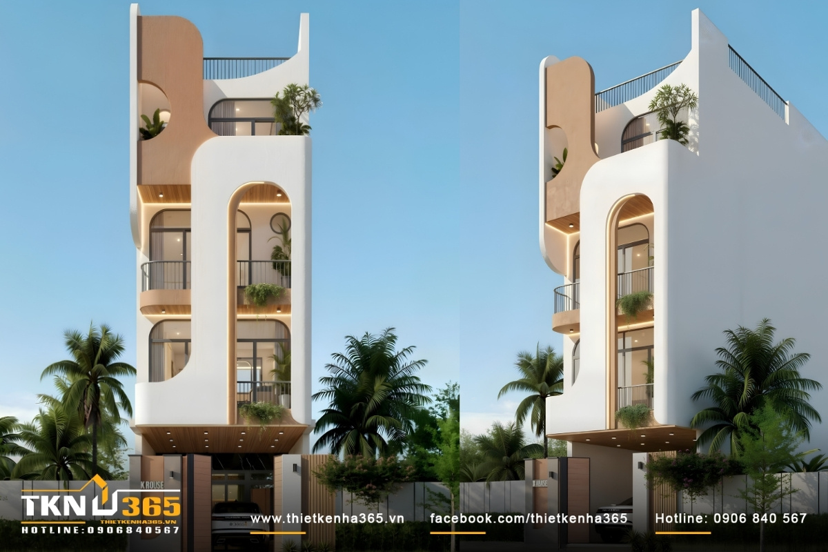 nhà phố 4 tầng 5x20 ks house