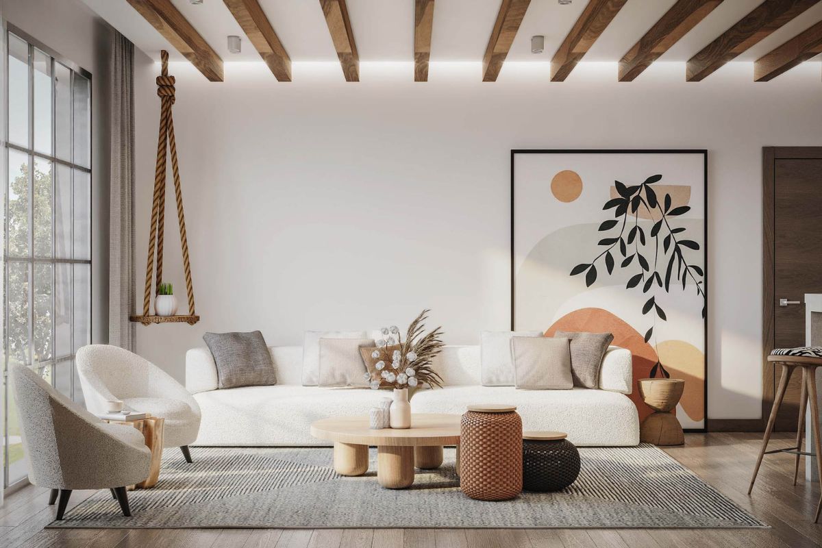 Phong cách wabi sabi được nhiều gia chủ yêu thích nhờ vẻ đẹp tối giản và giàu cảm xúc (Ảnh: Sưu tầm)