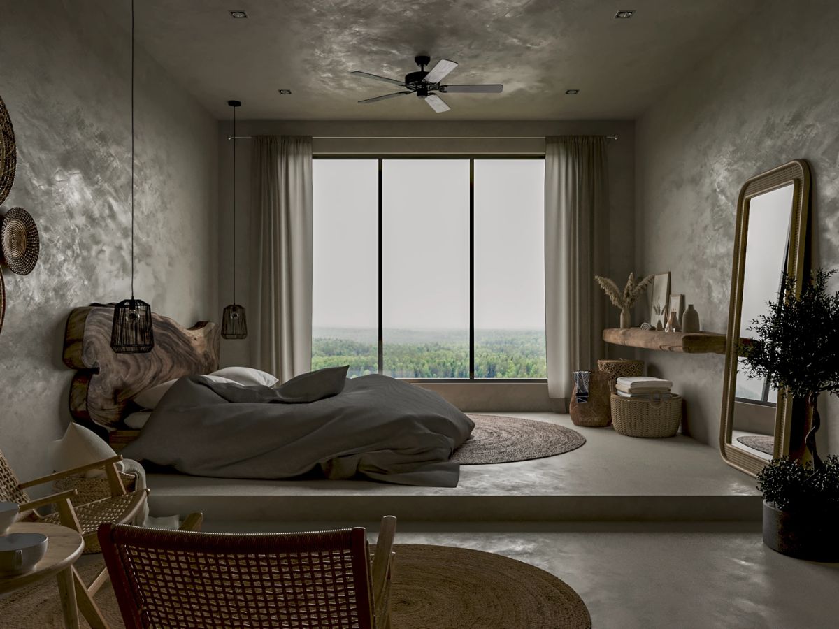 Thiết kế nhà ở theo phong cách wabi sabi cần kiểm soát tốt bố cục, ánh sáng và vật liệu (Ảnh: Sưu tầm)