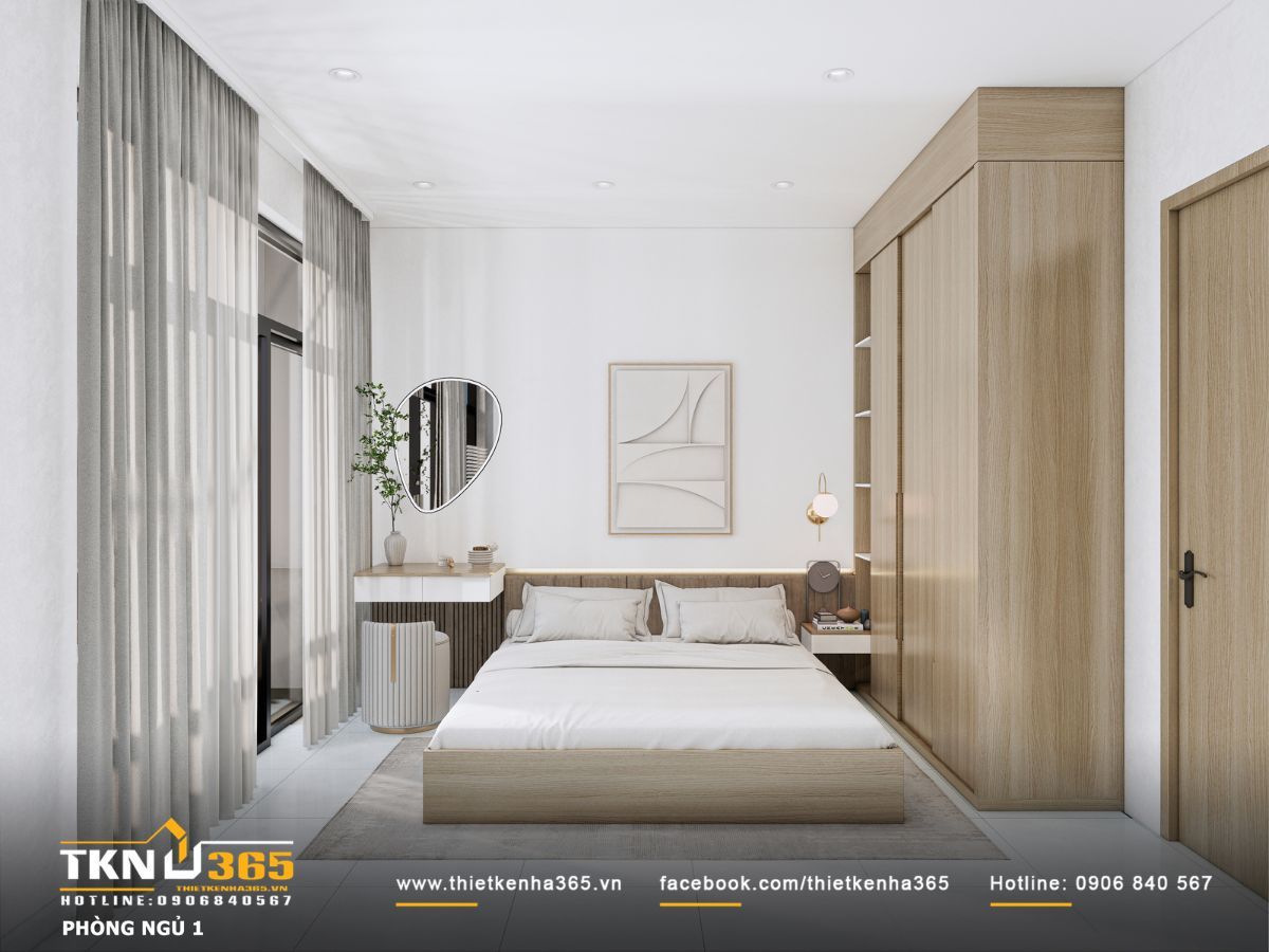 Hướng giường ngủ có thể thay đổi tùy theo nhu cầu sử dụng của gia chủ