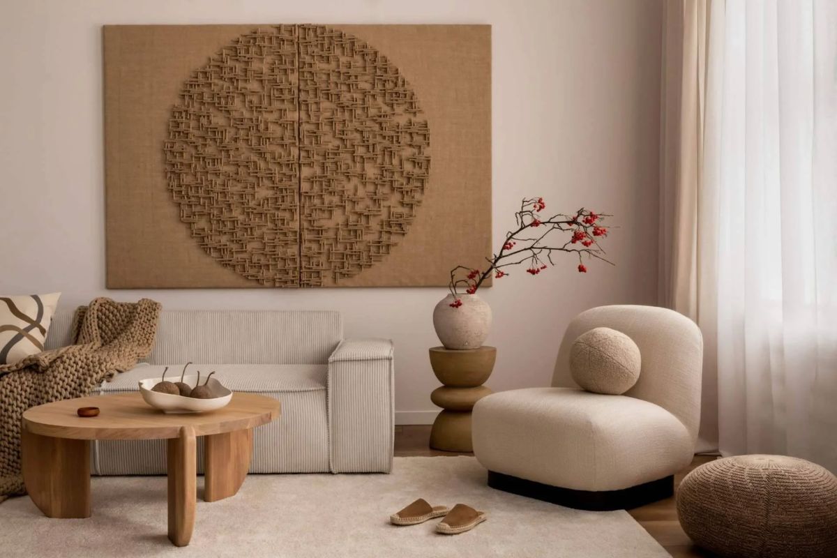Phong cách Japandi ưu tiên sự tối giản vừa đủ thông qua đường nét gọn gàng, vật liệu tự nhiên và cảm giác ấm áp trong không gian sống (Ảnh: Sưu tầm)