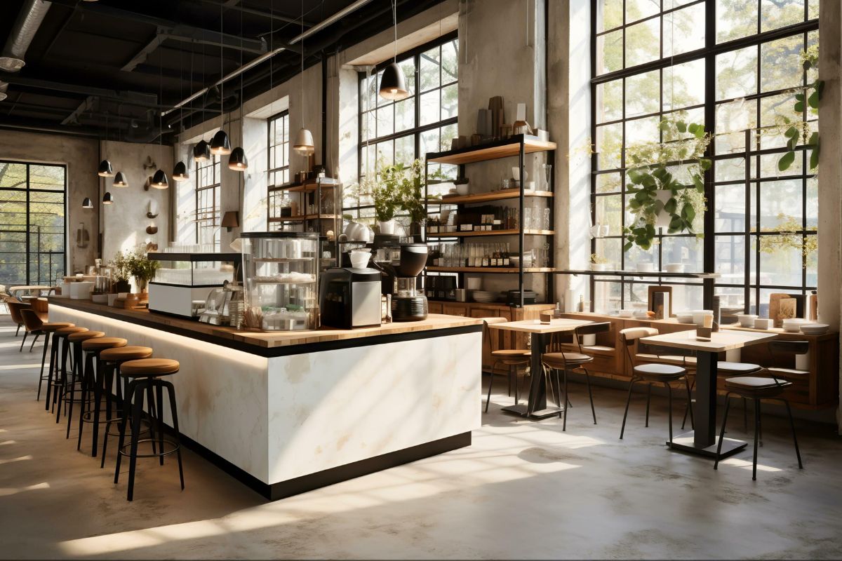 Phong Cách Rustic Là Gì? Đặc Trưng, Vật Liệu & Cách Ứng Dụng Trong Thiết Kế Nội Thất 10 Quán cafe phong cách Rustic phân chia hợp lý để đảm bảo không gian riêng tư (Ảnh: Sưu tầm)
