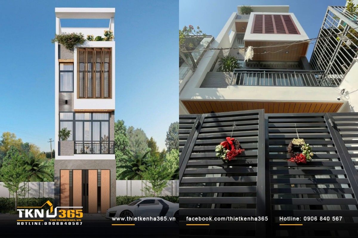 Dự án Nhà phố 3 tầng của anh Quang - chị Vi ở quận Tân Phú, thành phố Hồ Chí Minh