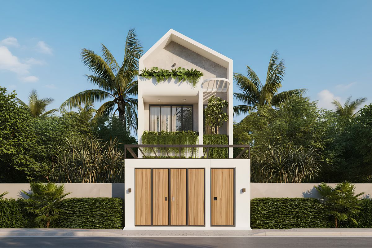Nếu tính toán hợp lý, mẫu nhà 1 trệt 1 lửng 1 lầu 4x12 phù hợp để vừa ở vừa cho thuê (Ảnh: Sưu tầm)