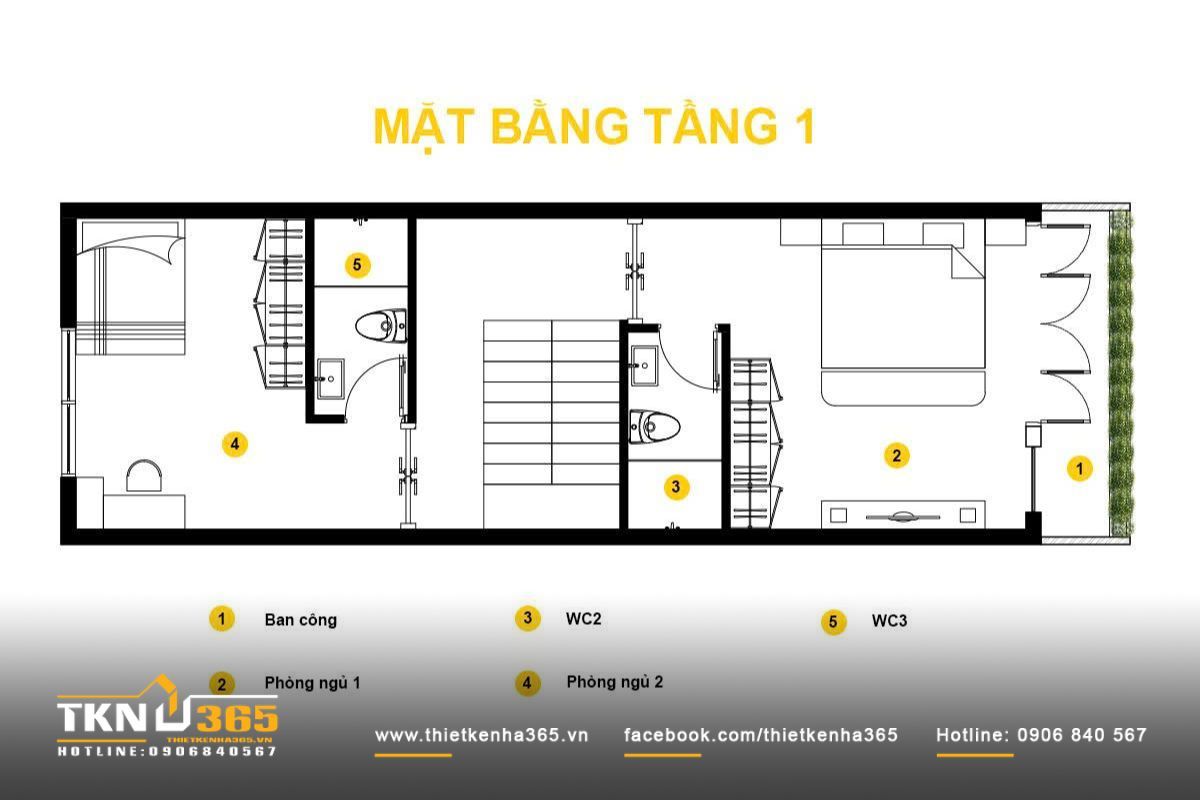 Mẫu Thiết Kế Nhà 4x12 Đẹp, Hiện Đại Và Tối Ưu Công Năng Nhất 2026 15 Bản vẽ mặt bằng lầu 1 mẫu thiết kế nhà 4x12