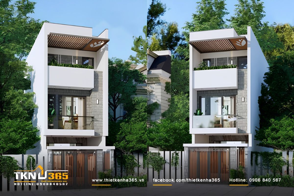 Mẫu Thiết Kế Nhà 4x12 Đẹp, Hiện Đại Và Tối Ưu Công Năng Nhất 2026 6 Mẫu thiết kế nhà phố 4x12 1 trệt 2 lầu phù hợp với gia đình có đông thành viên cùng sinh sống