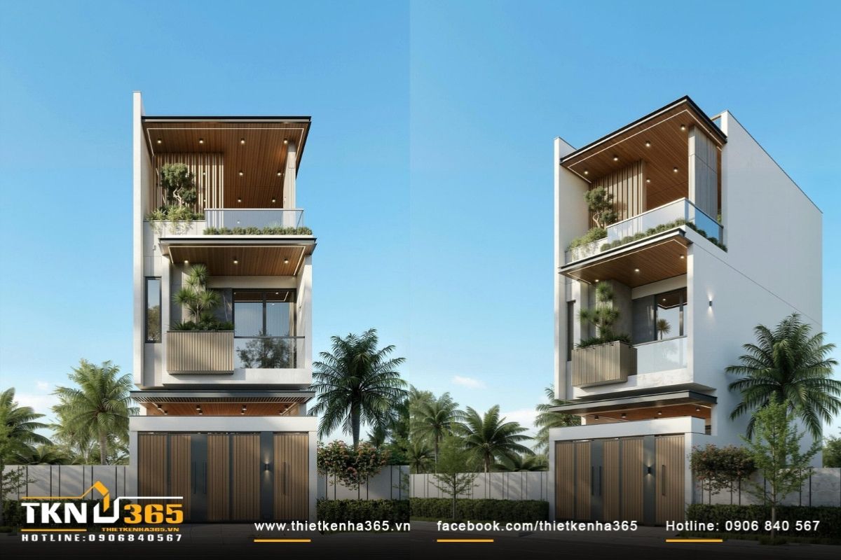 Mẫu nhà 6x14 3 tầng là lựa chọn tối ưu dành cho gia đình đông người hoặc nhiều thế hệ cùng sinh sống