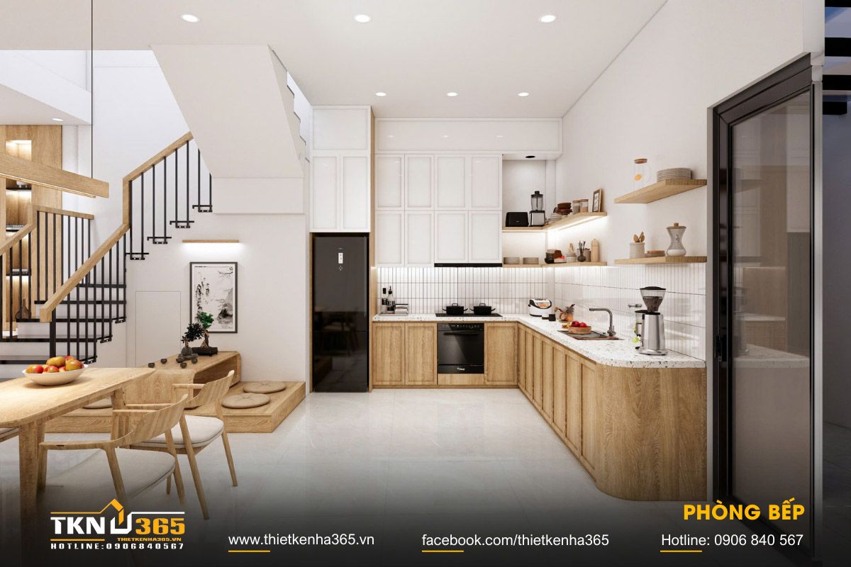 Thiết kế nhà 5x10m ưu tiên sử dụng nội thất đa năng giúp không gian sống luôn rộng thoáng