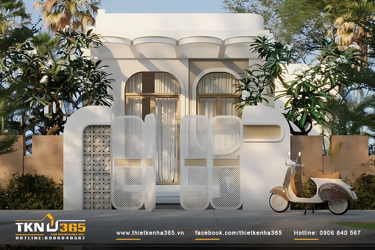 Nhà 50m2 đẹp phù hợp với nhiều phương án công năng khác nhau