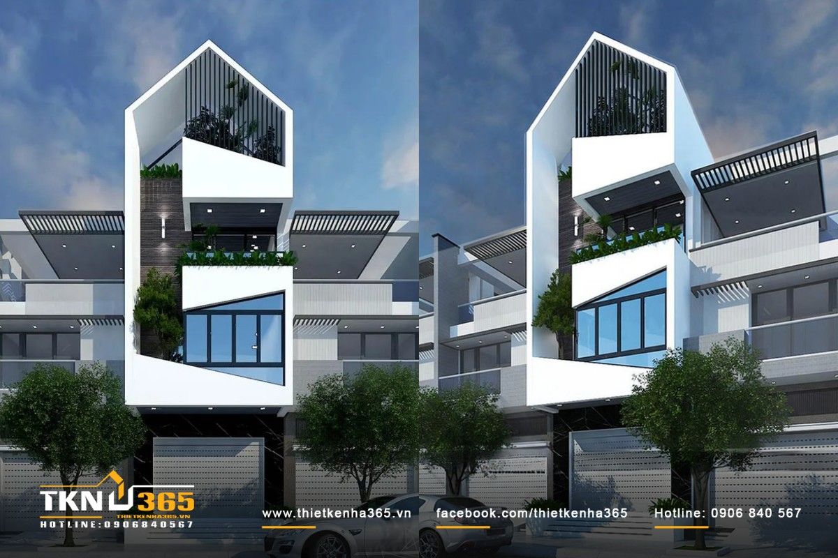 Thiết kế mặt tiền nhà 5x15 ưu tiên hình khối đơn giản, vật liệu phù hợp với khí hậu, tránh các chi tiết trang trí rườm rà hoặc chạy theo xu hướng ngắn hạn