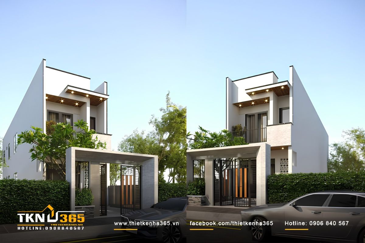 Mẫu thiết kế nhà 5x25 đẹp ưu tiên sân vườn giúp tăng chất lượng không gian sống