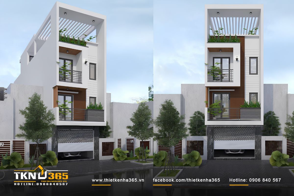 Mẫu thiết kế nhà 5x25 đẹp đảm bảo không gian sinh hoạt chung và riêng cho gia đình nhiều thế hệ