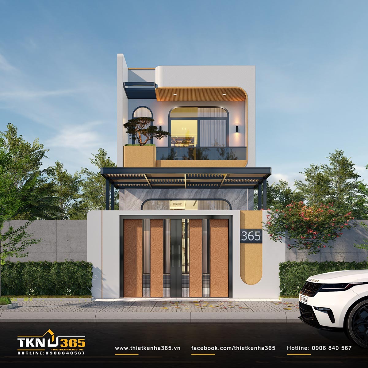 Mẫu thiết kế nhà 5x25 đẹp kết hợp ở và kinh doanh giúp gia chủ khai thác tối đa lợi thế của khu đất