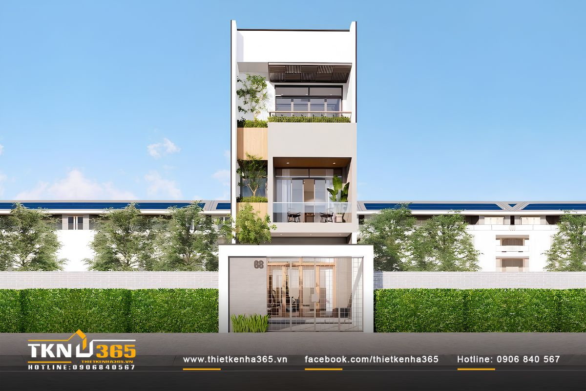 Mẫu nhà 125m2 đẹp 1 trệt 2 lầu có thể bố trí 4 - 6 phòng ngủ, đáp ứng đủ nhu cầu sử dụng của gia đình đông thành viên