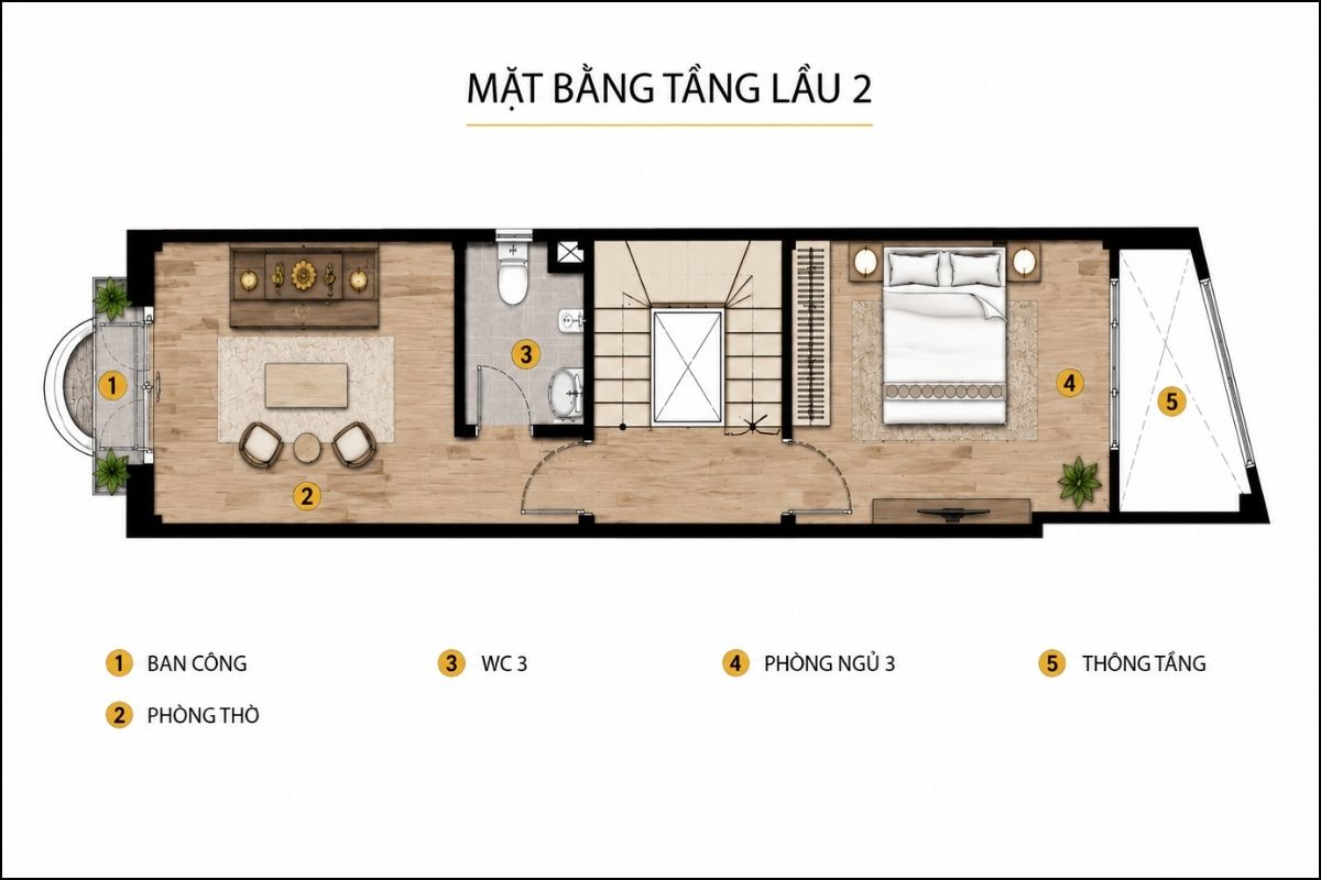 35+ Mẫu Nhà Tân Cổ Điển 3 Tầng Đẹp, Sang Trọng Và Cân Đối 16 Bản vẽ nhà tân cổ điển 3 tầng có thể dành tầng trên cùng cho phòng thờ, phòng ngủ phụ và sân thượng (Ảnh: Sưu tầm)