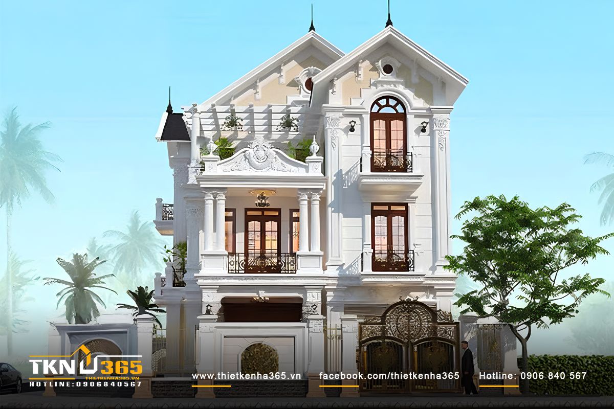 99+ Mẫu Thiết Kế Nhà Mái Thái Đẹp, Hiện Đại Và Đáng Xây Nhất 15 Mẫu thiết kế nhà mái Thái phong cách tân cổ điển