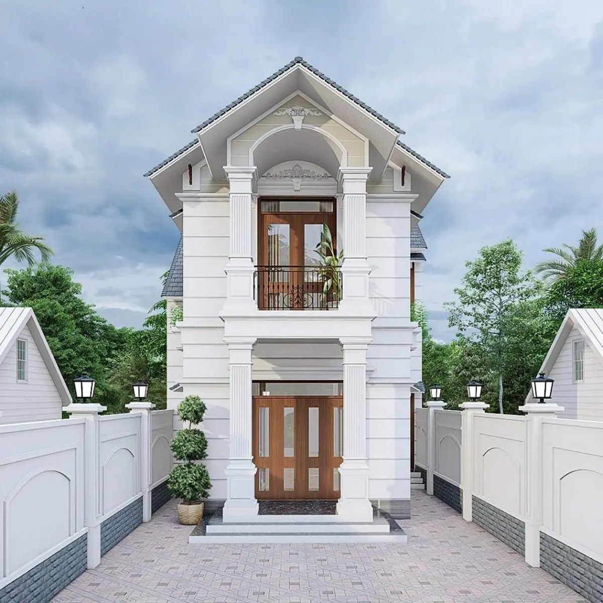 99+ Mẫu Thiết Kế Nhà Mái Thái Đẹp, Hiện Đại Và Đáng Xây Nhất 11 Mẫu nhà ống mái Thái phù hợp với điều kiện xây dựng tại khu vực đô thị (Ảnh: Sưu tầm)