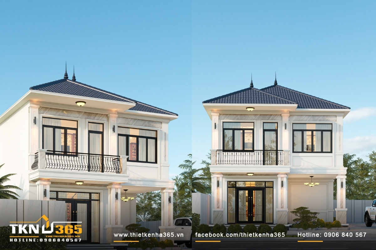Nhà phố 2 tầng kết hợp kinh doanh quán cà phê